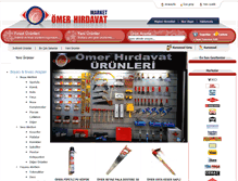 Tablet Screenshot of omerhirdavatmarket.com